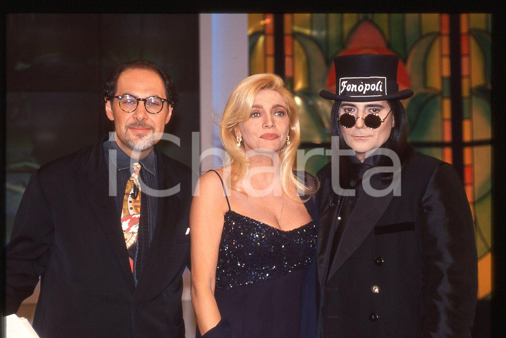 35mm vintage slide* 1994 FESTIVAL SANREMO - Mara VENIER e Renato ZERO