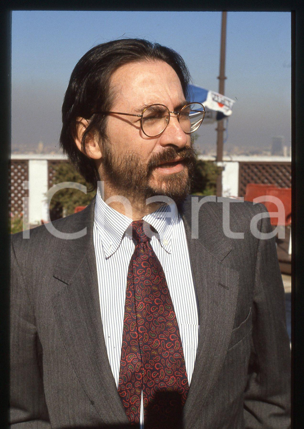 35mm vintage slide* 1985 ca MILANO TERRAZZA MARTINI - Renzo ROSSELLINI (3)