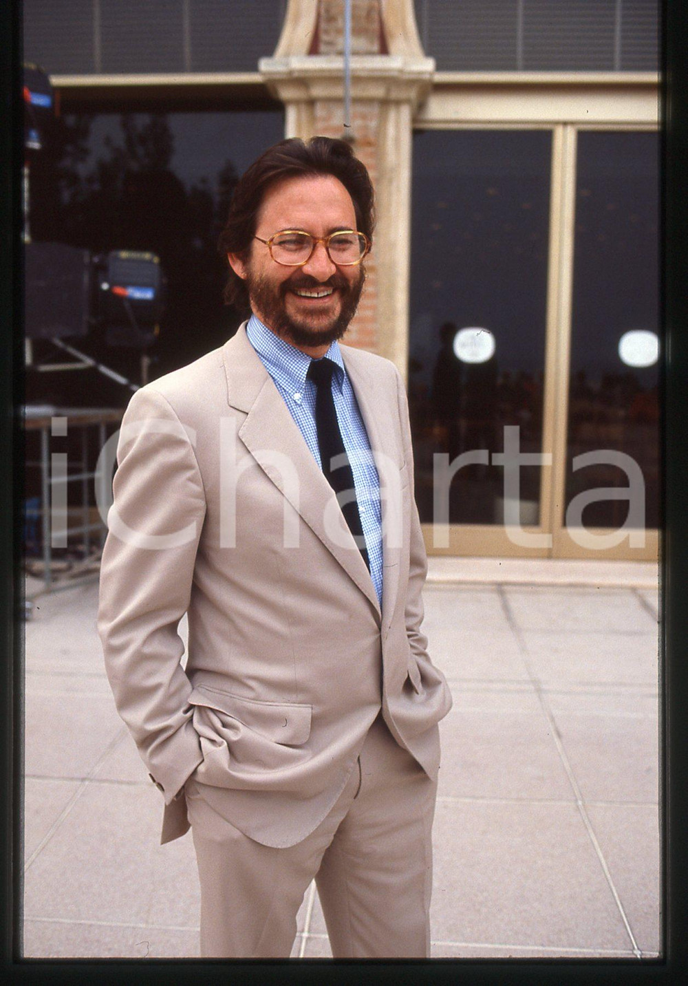 35mm vintage slide* 1980 ca FESTIVAL CANNES - Renzo ROSSELLINI (4)
