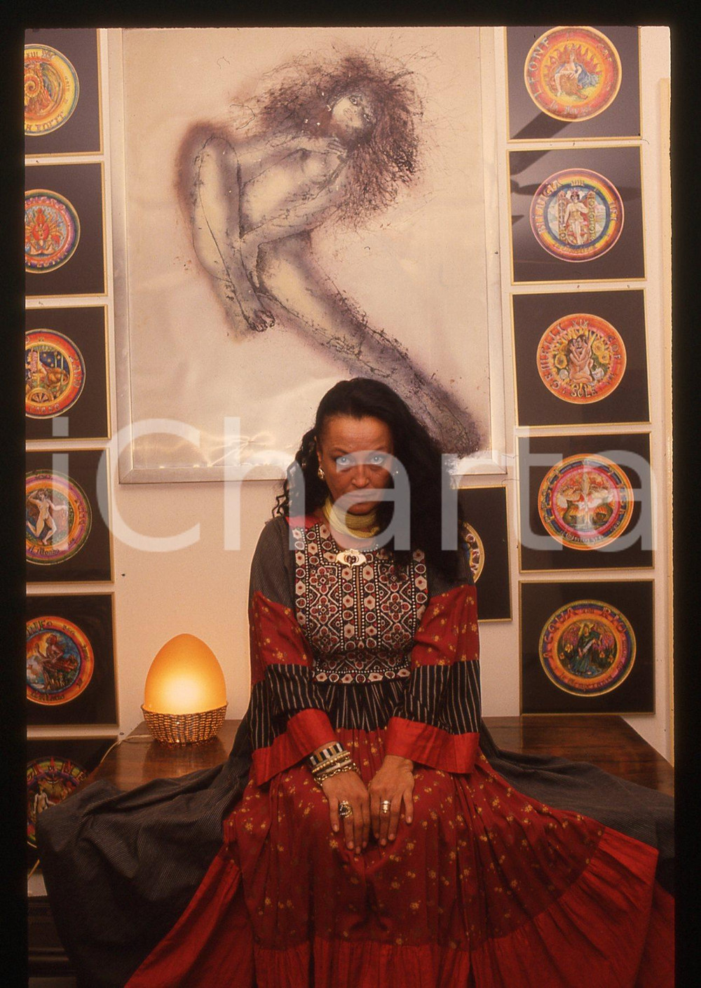 35mm vintage slide* 1990 ca MILANO - Paola BUZZI