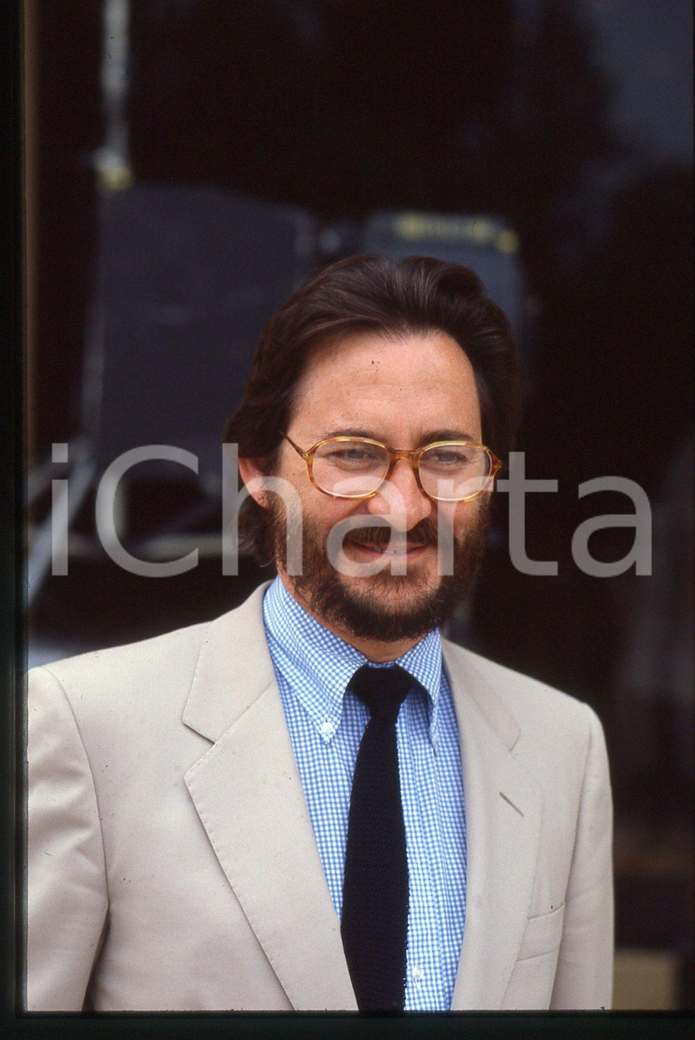 35mm vintage slide* 1980 ca FESTIVAL CANNES - Renzo ROSSELLINI