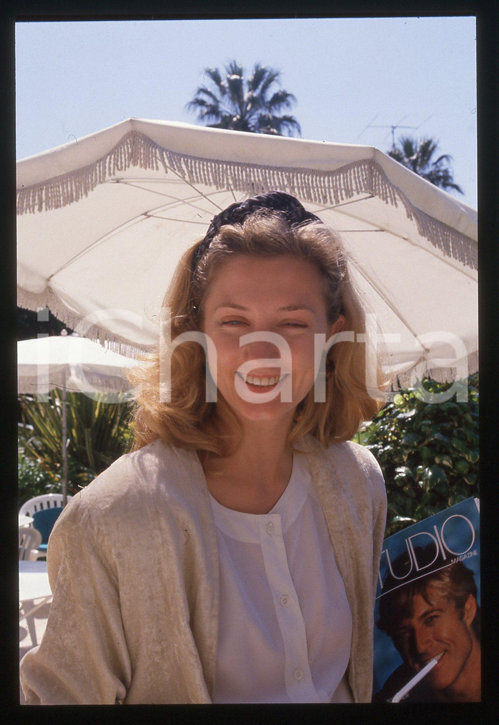 35mm vintage slide* 1988 FESTIVAL CANNES - Joely RICHARDSON