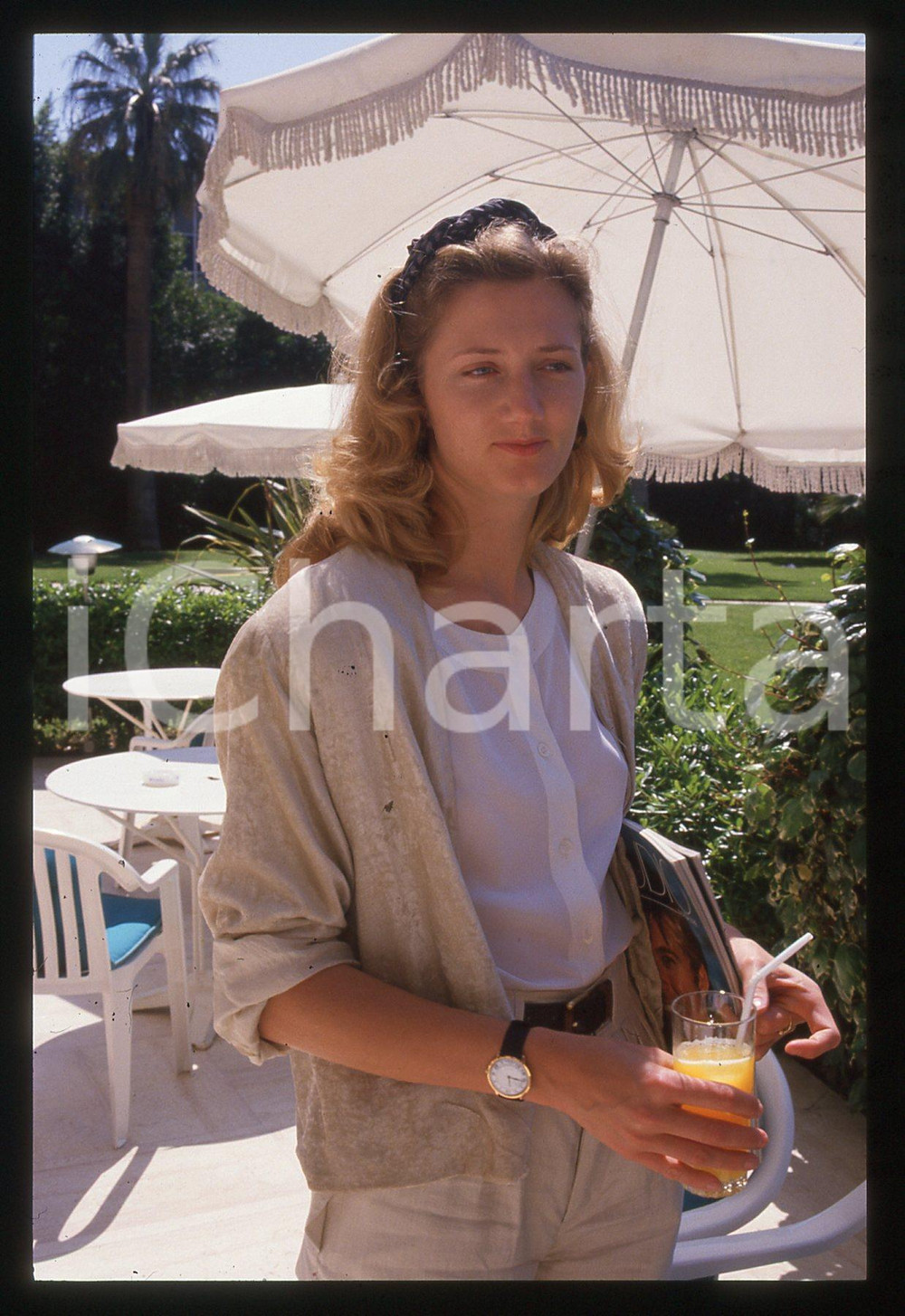 35mm vintage slide* 1988 FESTIVAL CANNES - Joely RICHARDSON (10)