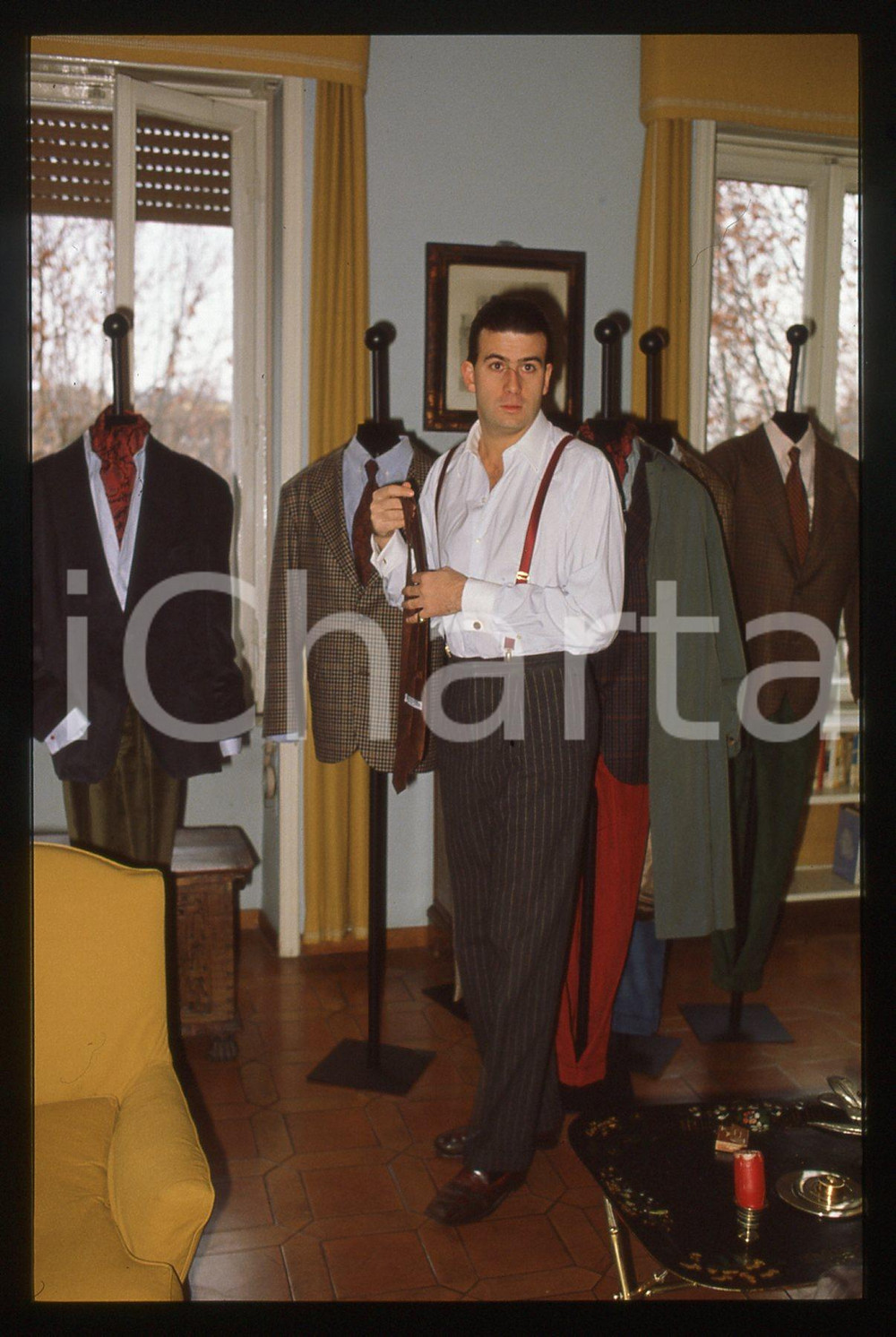 35mm vintage slide* 1990 ca COSTUME - Giovanni TORLONIA (16)