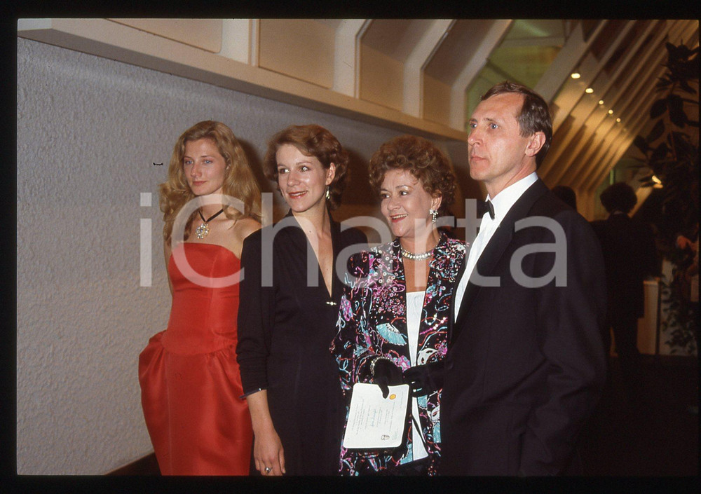 35mm vintage slide* 1988 FESTIVAL CANNES - Joely RICHARDSON e Peter GREENAWAY 2