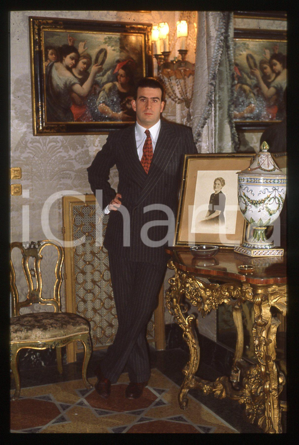 35mm vintage slide* 1990 ca COSTUME - Giovanni TORLONIA (7)