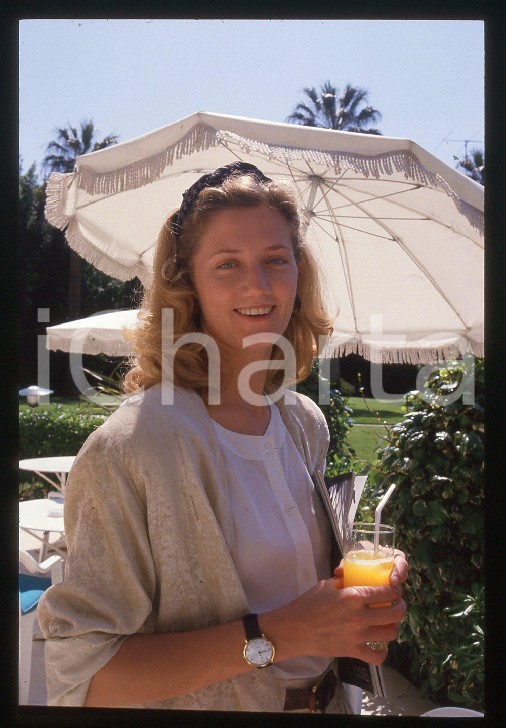 35mm vintage slide* 1988 FESTIVAL CANNES - Joely RICHARDSON (2)