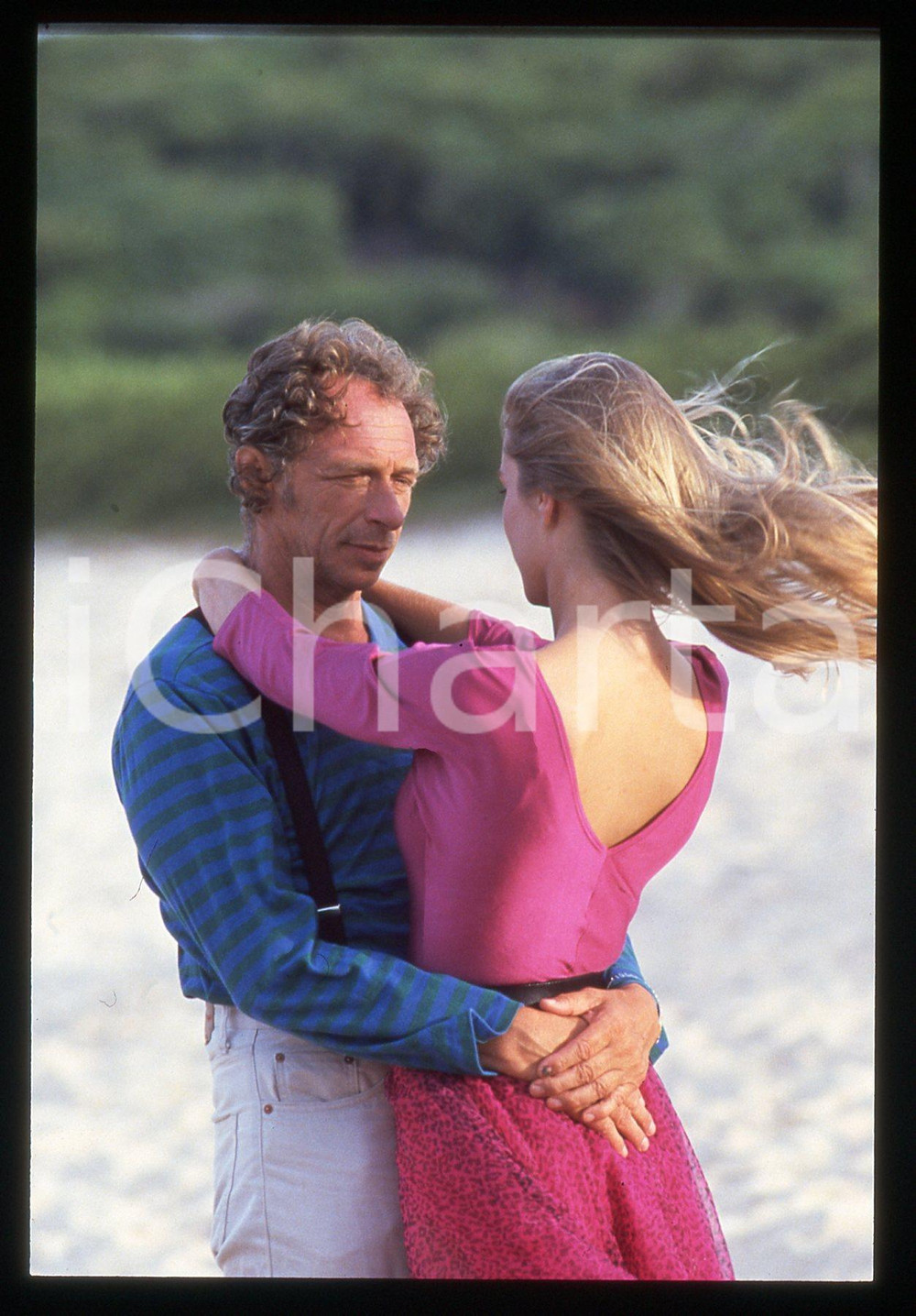 35mm vintage slide* 1987 GUADALUPA - Muriel DUBRULLE e Pierre RICHARD (7)