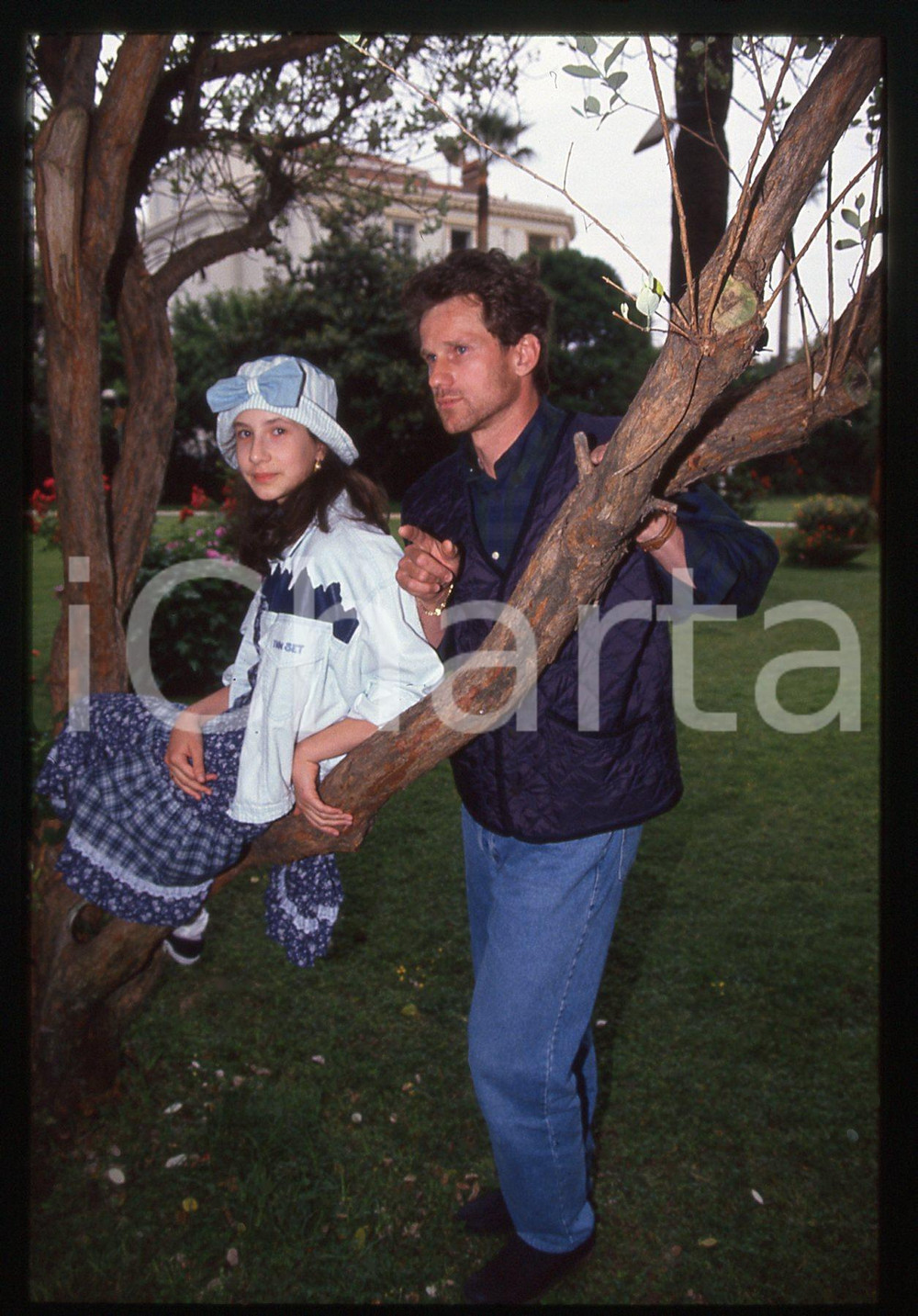 35mm vintage slide* 1994 FESTIVAL CANNES - Alessandra MILAN e Marco PAULETTI 15