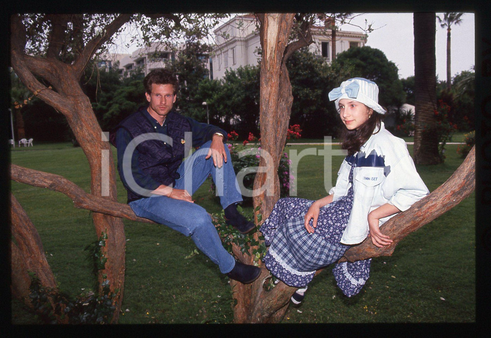 35mm vintage slide* 1994 FESTIVAL CANNES - Alessandra MILAN e Marco PAULETTI 13