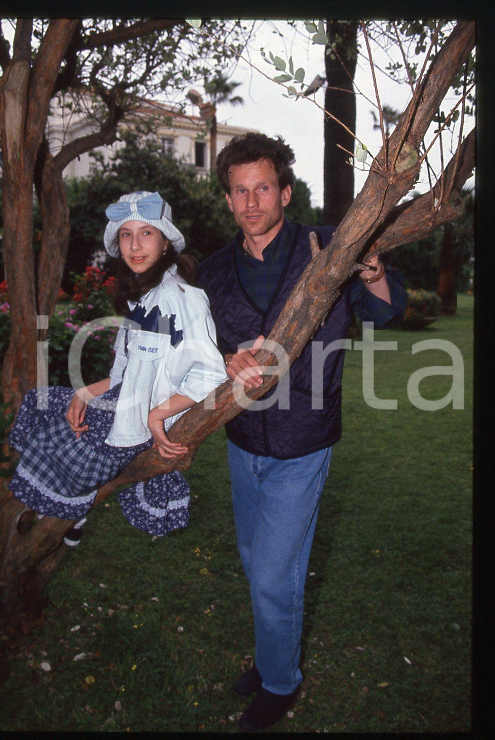 35mm vintage slide* 1994 FESTIVAL CANNES - Alessandra MILAN e Marco PAULETTI (8)