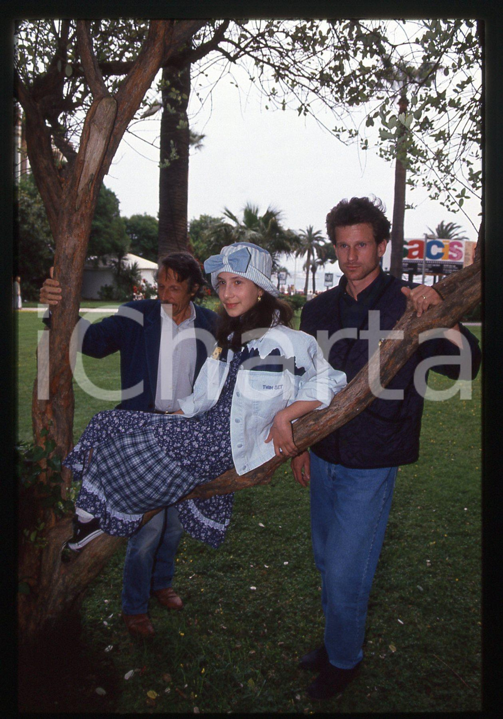 35mm vintage slide* 1994 CANNES - Alessandra MILAN Marco PAULETTI Mario BRENTA 5
