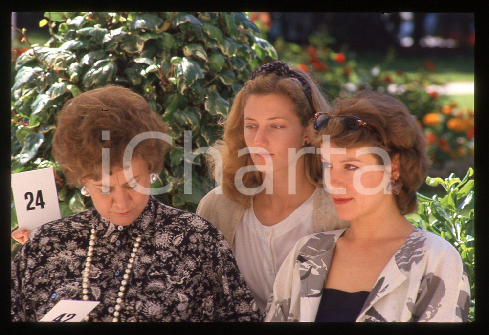 35mm vintage slide* 1988 FESTIVAL CANNES - Joely RICHARDSON e Joan PLOWRIGHT