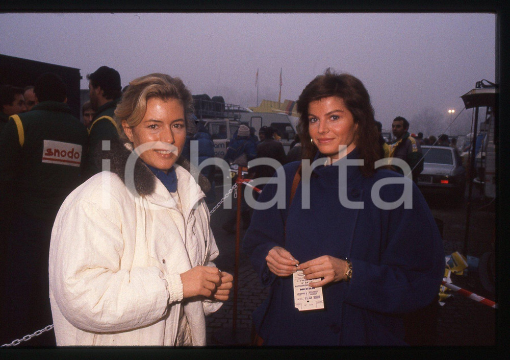 35mm vintage slide* 1985 RALLY MONZA - Patricia PILCHARD e Gabriella GOLIA (2)