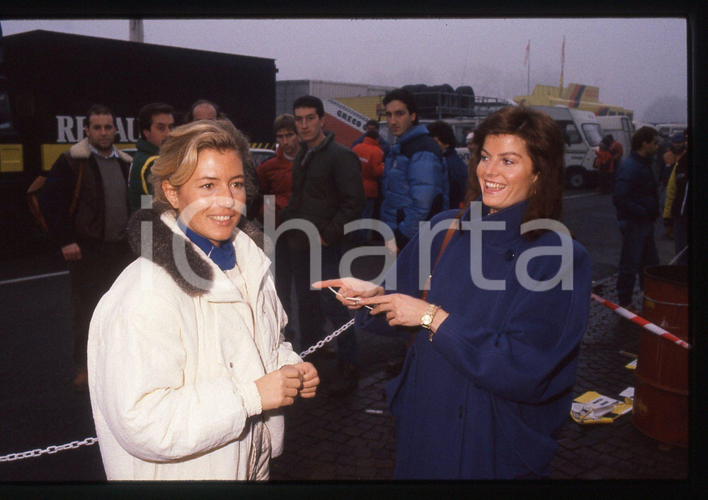 35mm vintage slide* 1985 RALLY MONZA - Patricia PILCHARD e Gabriella GOLIA (3)