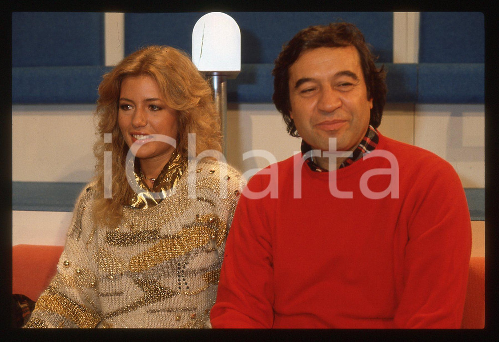 35mm vintage slide* 1983 RAI 1 TEST - Patricia PILCHARD e Fred BONGUSTO (8)
