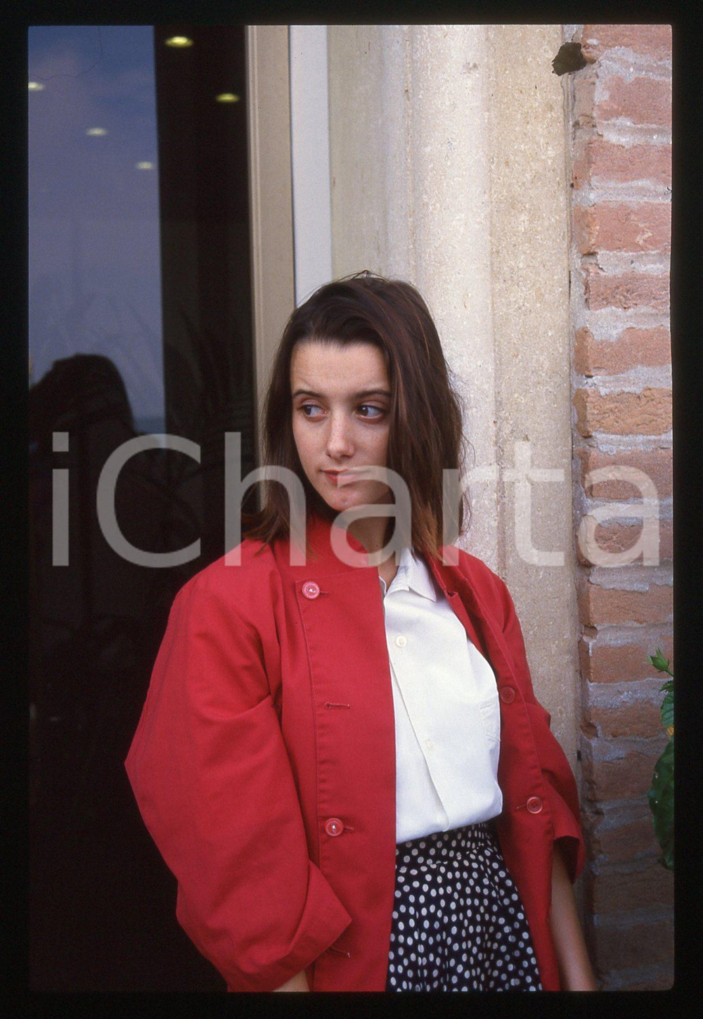 35mm vintage slide* 1988 FESTIVAL VENEZIA - Sandrine DUMAS (40)