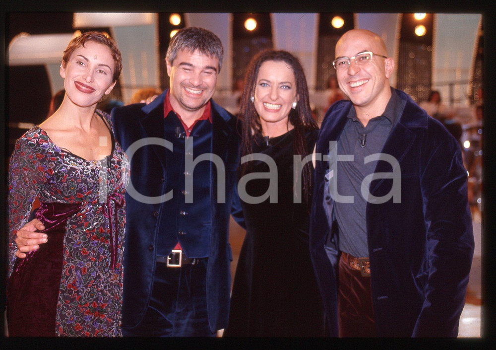 35mm vintage slide* 1995 ca COSTUME Roberto CIUFOLI Pino INSEGNO Tiziana FOSCHI