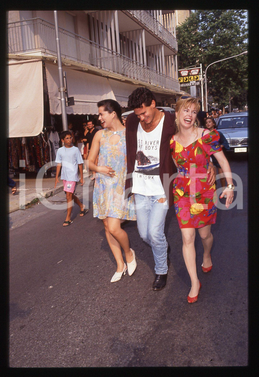35mm vintage slide* 1991 GABICCE MARE Richard STEINMETZ Rena SOFER Linda COOK 14