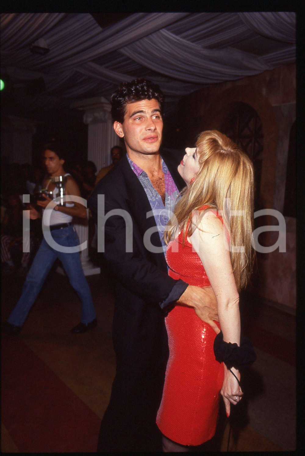 35mm vintage slide* 1991 GABICCE MARE - Richard STEINMETZ e Linda COOK