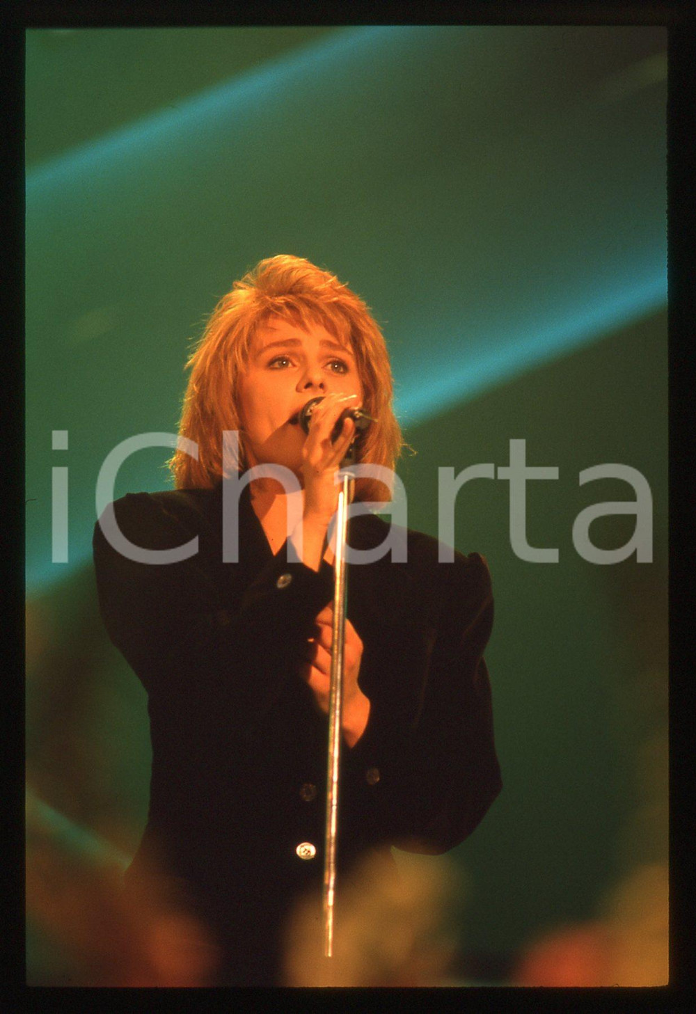35mm vintage slide* 1988 FESTIVAL SANREMO - Stefania LA FAUCI (3)