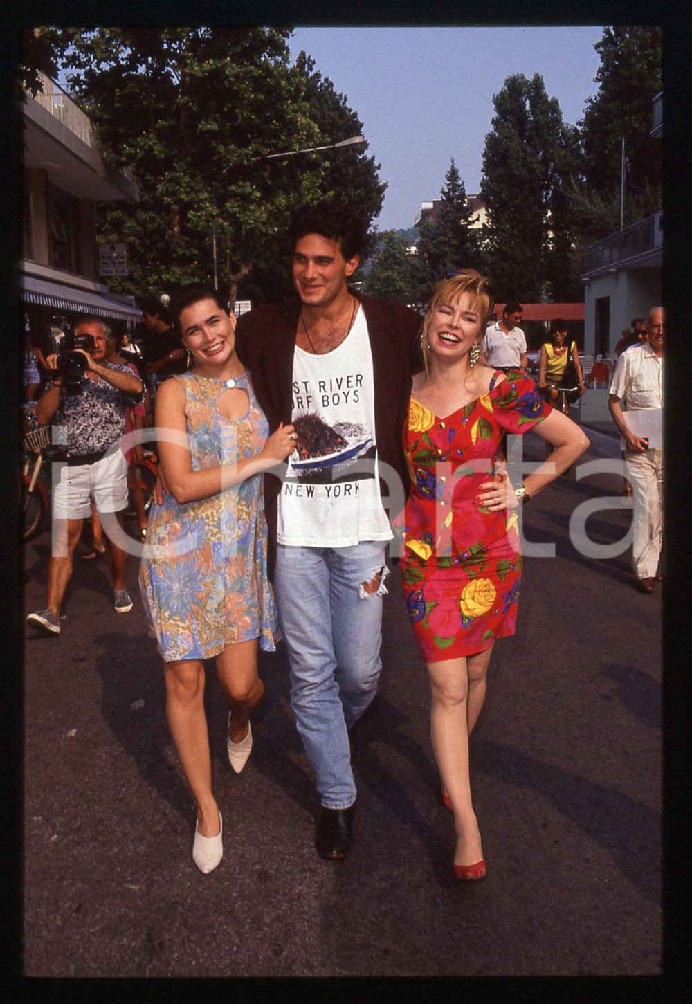 35mm vintage slide* 1991 GABICCE MARE Richard STEINMETZ Rena SOFER Linda COOK 16