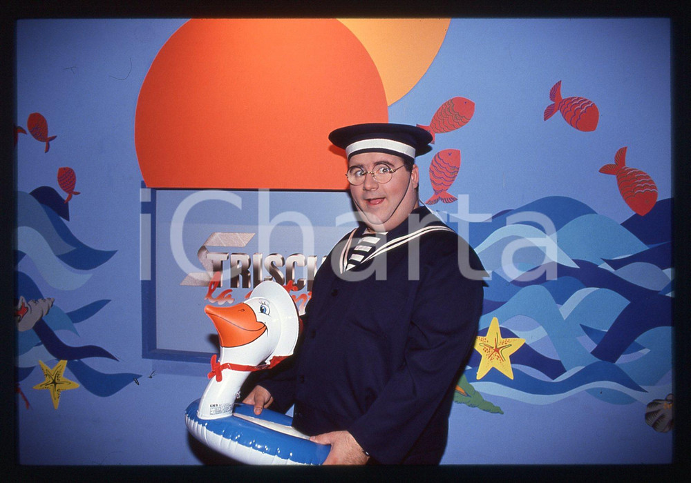 35mm vintage slide* 1992 CANALE 5 STRISCIA LA NOTIZIA - Gianni FANTONI (7)