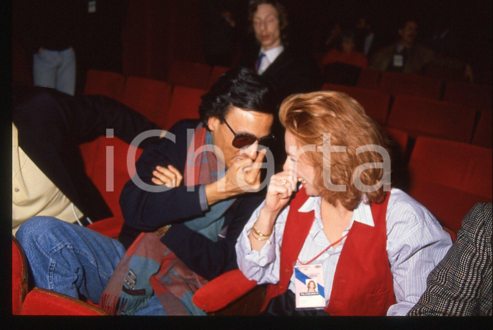 35mm vintage slide* 1989 FESTIVAL SANREMO - Stefania LA FAUCI e Gigi SABANI (8)