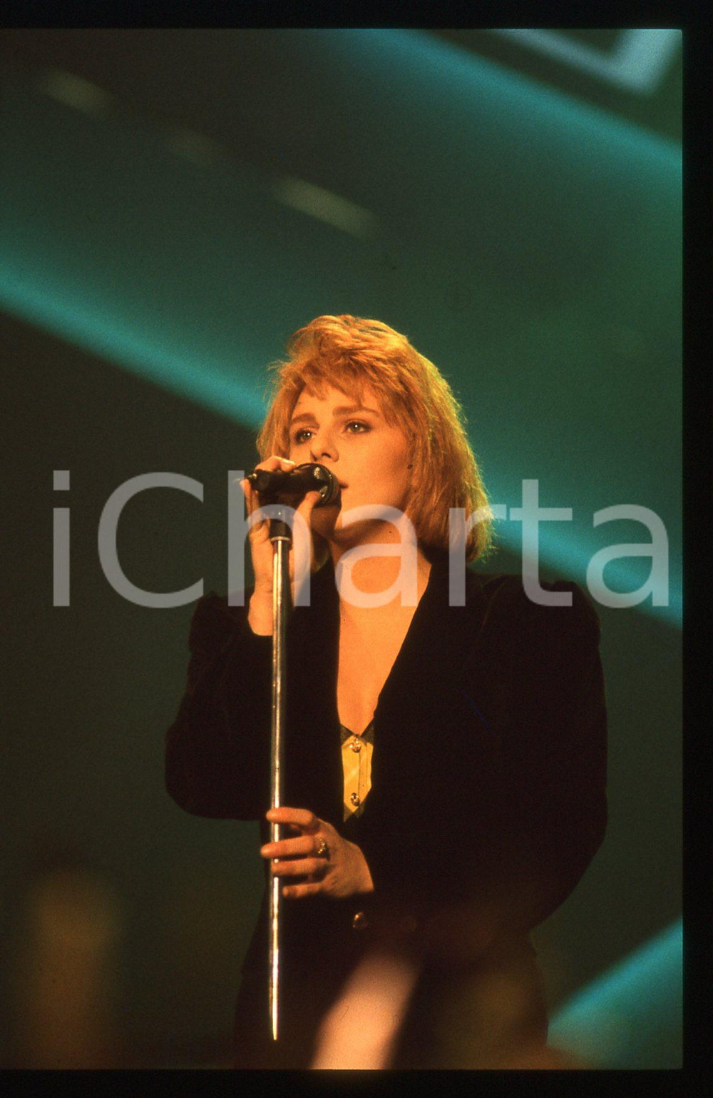 35mm vintage slide* 1988 FESTIVAL SANREMO - Stefania LA FAUCI (9)
