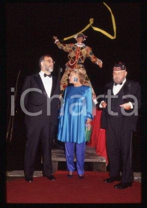 35mm vintage slide* 1992 VENICE Francis Ford COPPOLA & Paolo VILLAGGIO (27)