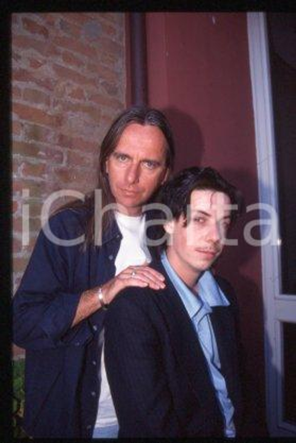 35mm vintage slide* 1996 VENICE Festival Director Scott HICKS & Noah TAYLOR 6