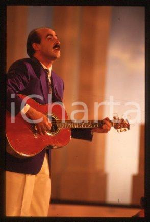 35mm vintage slide* 1990 ca TV Italian cabaret artist musician Stefano NOSEI (5)