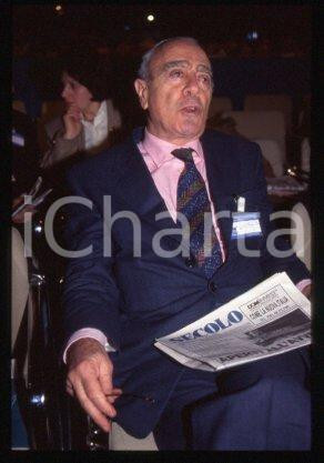 Benito FALVO - CALABRIA Italian politician Portrait 1990ca *35mm vintage slide 3