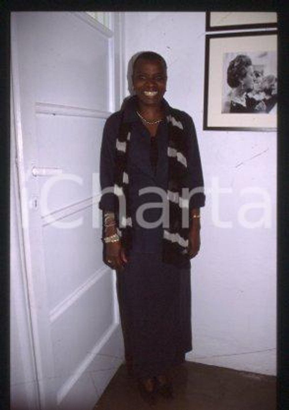35mm vintage slide* 1995 ca MILAN Singer-songwriter actress Angélique KIDJO (7)