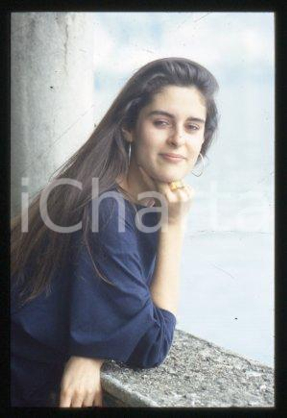 Domitilla CALAMAI ITALIA Ritratto della scrittrice 1987 * 35 mm vintage slide 8
