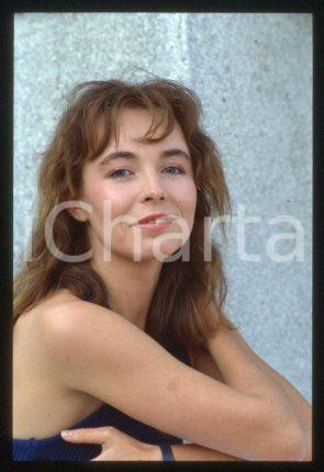 Emmanuelle CHAULET FRANCE French actress Portrait 1987 * 35 mm vintage slide 17
