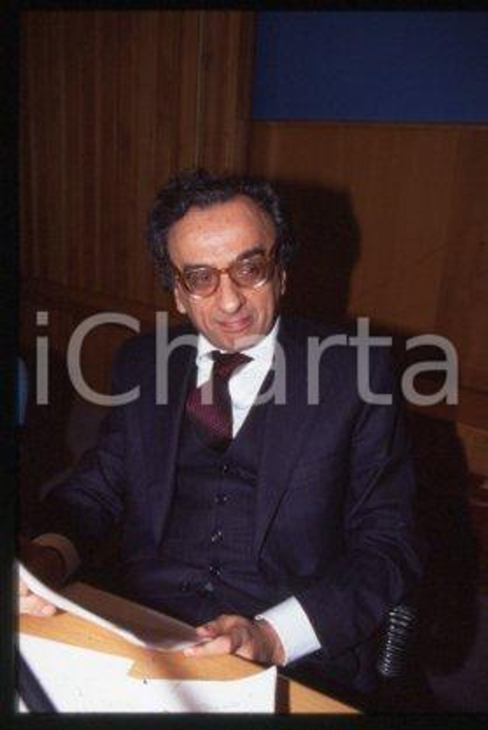 Alberto CLO' - ITALY Portrait of an economist 1995 ca * 35 mm vintage slide 2