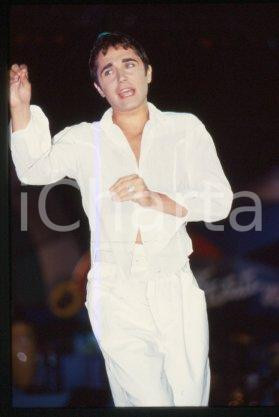 Giovanni SCIALPI - TV Show Italian singer 1990 ca * 35 mm vintage slide 20