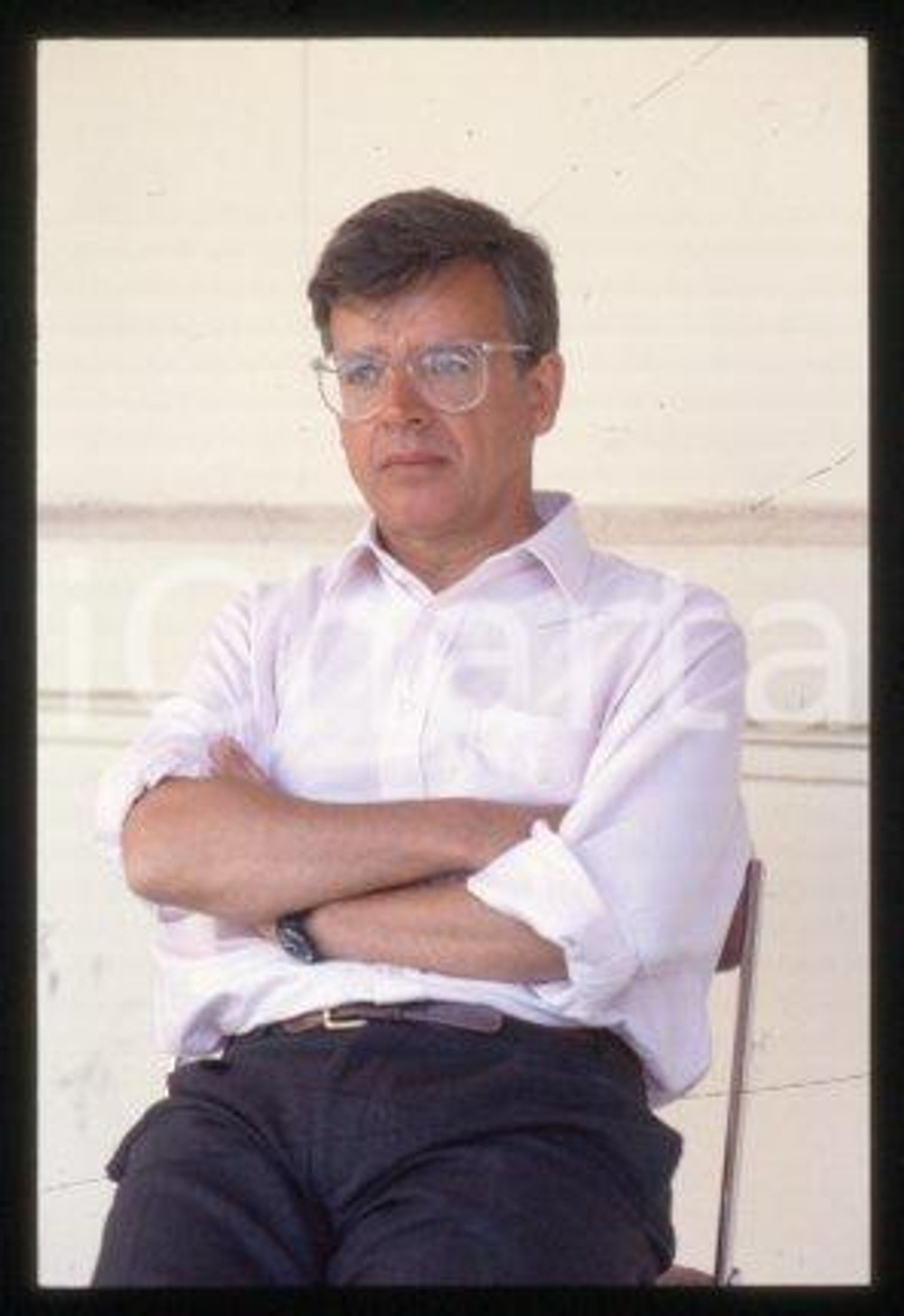 Alain CAVALIER - CANNES Festival French film director 1986 *35mm vintage slide 2