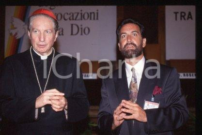 35mm vintage slide* 1992 ca ITALY Rabbi David ROSEN & Carlo Maria MARTINI 10