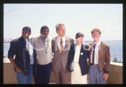 Alan PARKER CANNES - Clint EASTWOOD Diane VENORA 1988 * 35 mm vintage slide 16