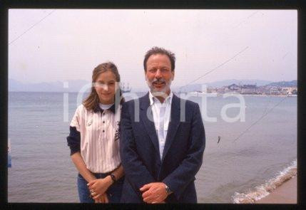 Chris MENGES & Jodhi MAY - CANNES Film Festival 1988 * 35 mm vintage slide 6