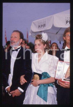 Chris MENGES & Jodhi MAY - CANNES Film Festival 1988 * 35 mm vintage slide 16