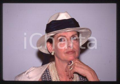 Fiore CRESPI - ITALY Portrait of an actress model 1995 ca * 35mm vintage slide 5