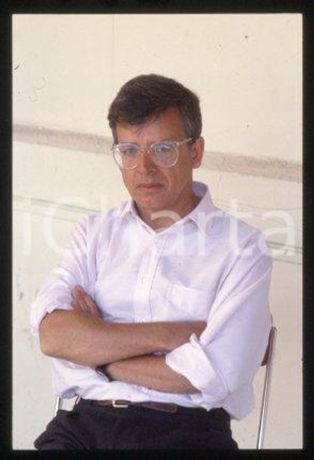 Alain CAVALIER CANNES Festival French film director 1986 * 35mm vintage slide 26