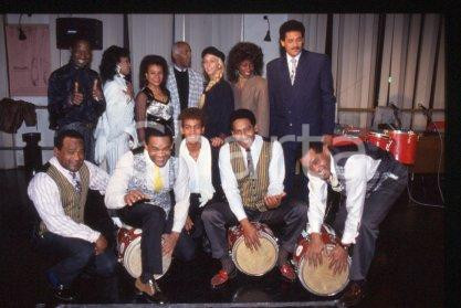 TROPICANA DE CUBA Cabaret CARIBBEAN SHOW members 1993 ca * 35 mm vintage slide 2