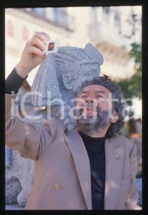 Alain ROBBE-GRILLET VENICE French writer Portrait 1983 ca *35mm vintage slide 16
