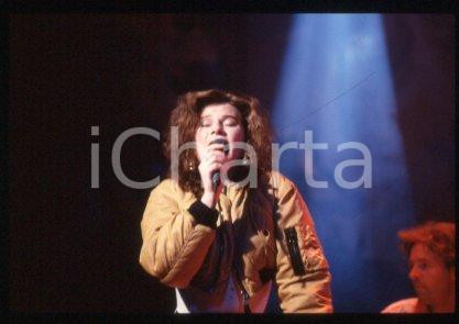 ONE 2 MANY - MILAN Norwegian-Swedish band on a stage 1989 * 35mm vintage slide 6