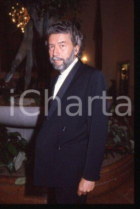 Alain ROBBE-GRILLET ITALY French writer Portrait 1983 ca *35mm vintage slide 30