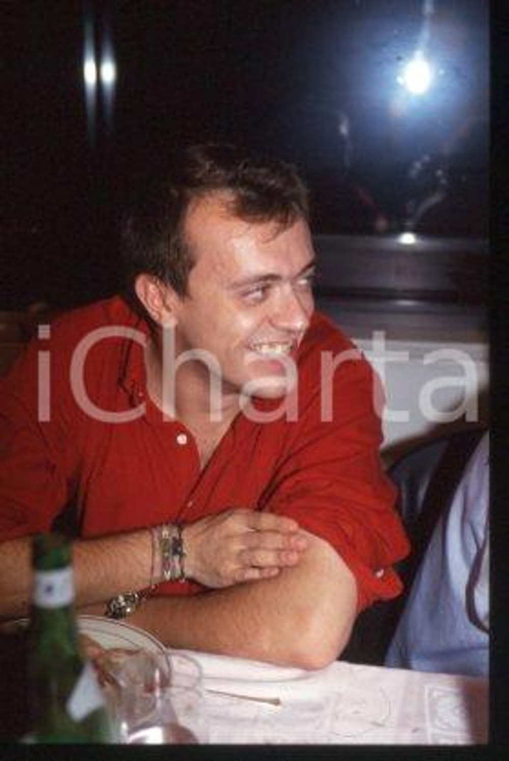 Max PEZZALI - FESTIVAL ITALIANO Singer of 883 group 1993 * 35mm vintage slide 33